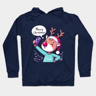 Rudolph Red Nose Reindeer Hoodie